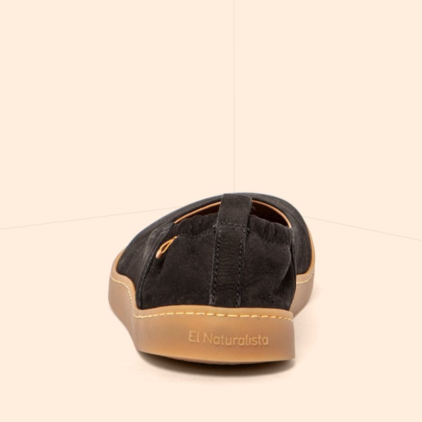 Barefoot baleríny ORIGEN#N5912 NOBUCK BLACK-NECTAR/ ORIGEN