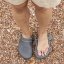 Barefoot kožené pantofle HORIZON#N6002 ARIZONA BLACK / HORIZON