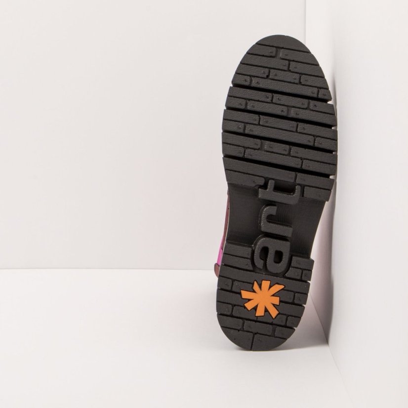Chelsea boty#1954 NOBUCK BURDEOS-FUCSIA/AMBERES