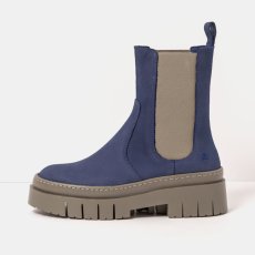 Chelsea boty#1954 NOBUCK NAVY-TAUPE/AMBERES