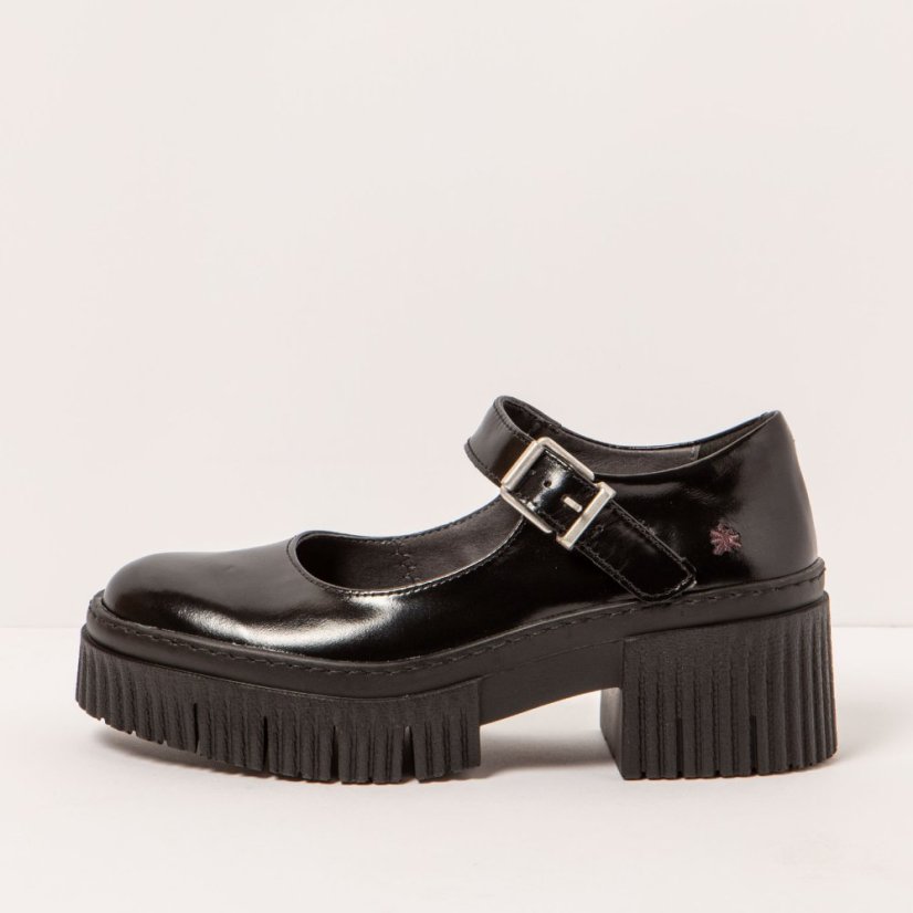 Dámská obuv na podpadku#1373 NAPPA SHINNY BLACK/YORK