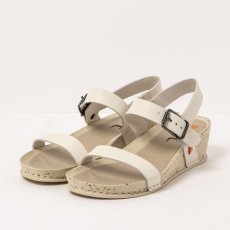Dámské sandály na klínku#1940 NAPPA CREAM/ I IMAGINE