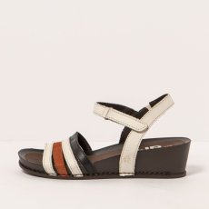 Dámské sandály#1943 MULTI CREAM-BLACK/ I IMAGINE