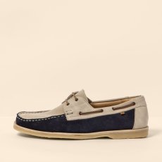 Elegantní polobotky#N5963 SILK SUEDE OCEAN-CREAM/ PLANTAE