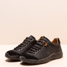 Semišové sneakery#N5622 PLEASANT-LUX SUEDE BLACK/GORBEA
