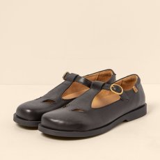 Dámské Mary Jane ARENISCA#N5873 SOFT NAPPA BLACK/ ARENISCA