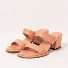 Luxusní pantofle s podpatkem#S3174 NAPPA PEACH PINK/ FABER