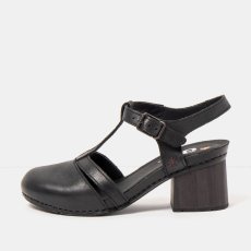 Dámské sandály na podpatku I WISH#1874 ROMA BLACK / I WISH