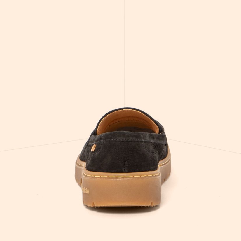 Barefoot mokasíny NÓMADA#N5239 NOBUCK BLACK / NOMADA