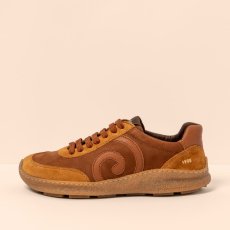 Barefoot tenisky OROEL#N5435 MULTI LEATHER WOOD/OROEL