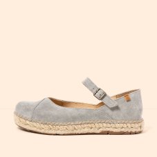 Espadrilky Mary Jane#N679 SILK SUEDE BLUE / CAMPOS