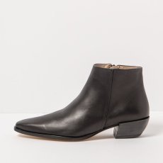 Luxusní kotníčkové boty#S3352 NAPPA BLACK/ RUCHE Luxusní kotníčkové boty#S3352 NAPPA BLACK/ RUCHE