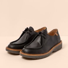 Dámské kožené polobotky#N5584 SOFT NAPPA BLACK/ VOLCANO Dámské kožené polobotky#N5584 SOFT NAPPA BLACK/ VOLCANO