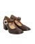 Luxusní lodičky na podpatku#S3373 NAPPA BROWN/ MARSELAN