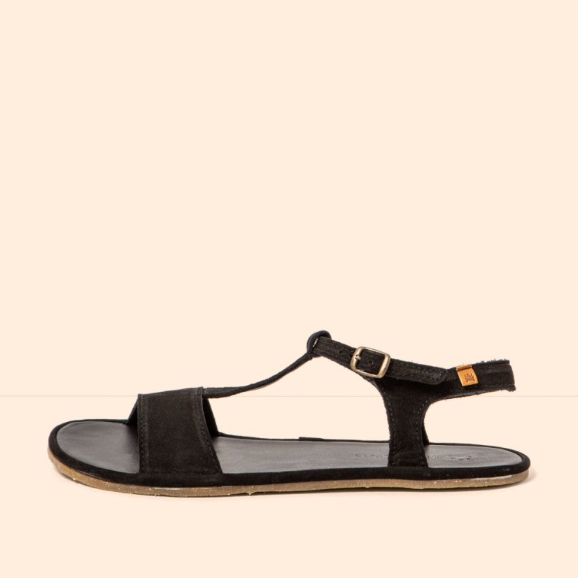 Barefoot sandály SATYA#N5686 NOBUCK BLACK/SATYA