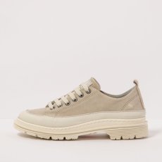 Polobotky se šněrováním#1898S SILK SUEDE CREAM/ BIRMINGHAM