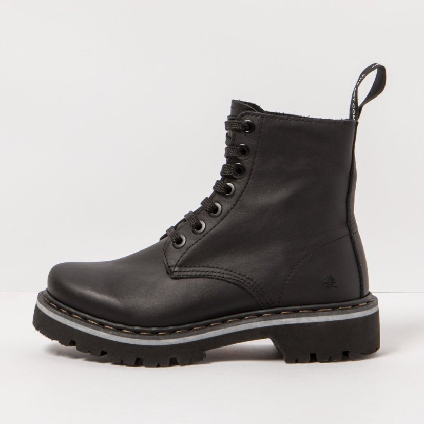 Kožené boty Glády#1166 NAPPA BLACK / MARINA