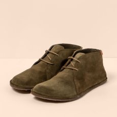 Barefoot kotníkové boty BARE#N5672 SILK SUEDE FOREST/ BARE