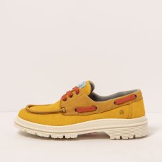 Designové polobotky#1901 NOBUCK-CANVAS HONEY/ BIRMINGHAM