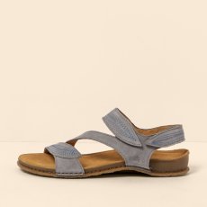 Dámské kožené sandály PANGLAO#N5810 NOBUCK LAVADO DENIM/PANGLAO