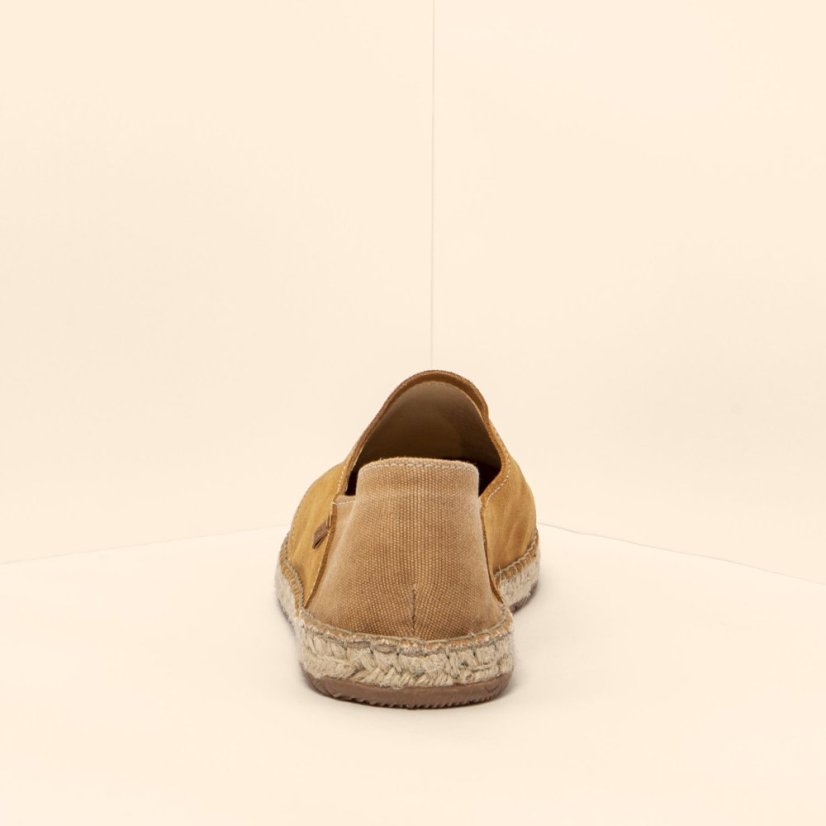 Semišové espadrilky#N677 SILK SUEDE-COTTON TOFFEE / CAMPOS