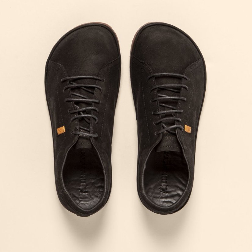 Barefoot polobotky BARE#N5671 NOBUCK LAVADO BLACK/ BARE