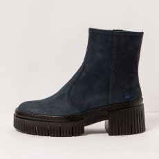 Kotníkové boty na podpadku#1374 NOBUCK NAVY/YORK