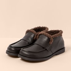 Vyšší polobotky#N5878S SOFT NAPPA BLACK / ARENISCA Vyšší polobotky#N5878S SOFT NAPPA BLACK / ARENISCA