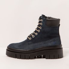 Dámské kotníčkové boty#1967 NOBUCK NAVY/AMBERES