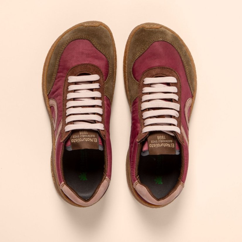 Barefoot sneakery OROEL#N5435A MULTI MATERIAL WINE/OROEL