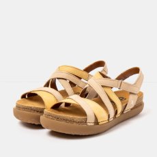 Dámské barevné sandály RHODES#1714 MULTI CREAM-HONEY /RHODES