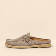Pantofle nazouváky#N5965 SILK SUEDE TAUPE/PLANTAE Pantofle nazouváky#N5965 SILK SUEDE TAUPE/PLANTAE