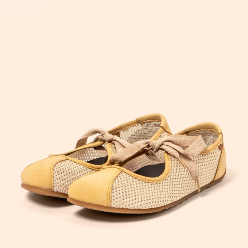 Barefoot baleríny ONDINA#N5936C MULTI MATERIAL TRIGO/ ONDINA