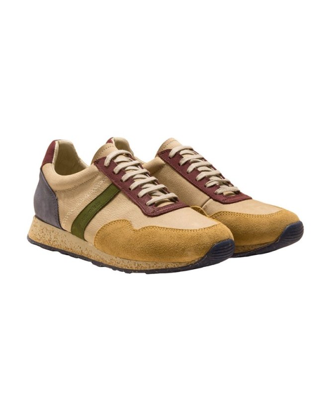 Klasické tenisky Sea Project#NSP02 MULTI LEATHER MULTI CAMEL/ SEA PROJECT
