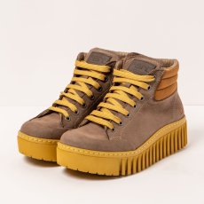 Kotníčkové boty#1532 NOBUCK TAUPE-MUSTARD/BRIGHTON