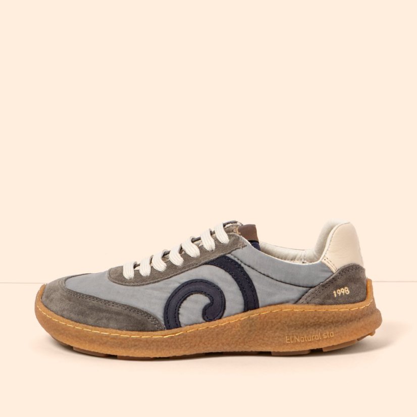 Barefoot sneakery OROEL#N5435A MULTI MATERIAL GREY/OROEL