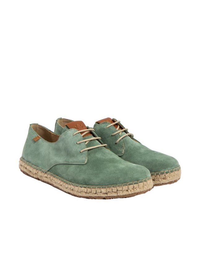 Espadrilky CAMPOS#N678 SILK SUEDE JADE