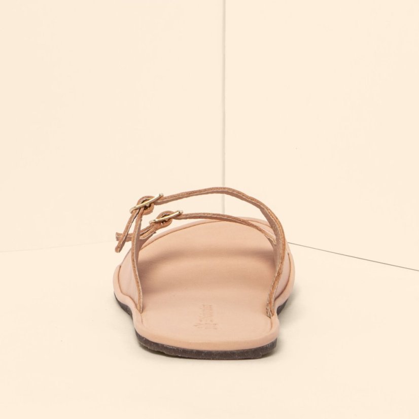 Dámské barefoot pantofle BARE#N5684 SOFT NAPPA SALMON/ BARE SANDALS