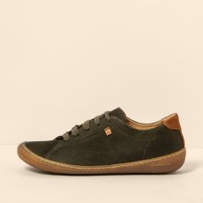Dámské kožené sneakery PAWIKAN#N5770 NOBUCK LAVADO KAKI/PAWIKAN
