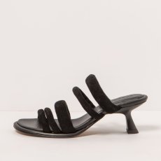 Elegantní pantofle na podpatku#S3169 ANTE BLACK/ GODELLO