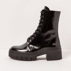 Vysoké boty#1375 NAPPA SHINNY BLACK/YORK