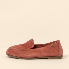 Dámské mokasíny#N5509 SILK SUEDE FRAMBUESA / CROCHÉ