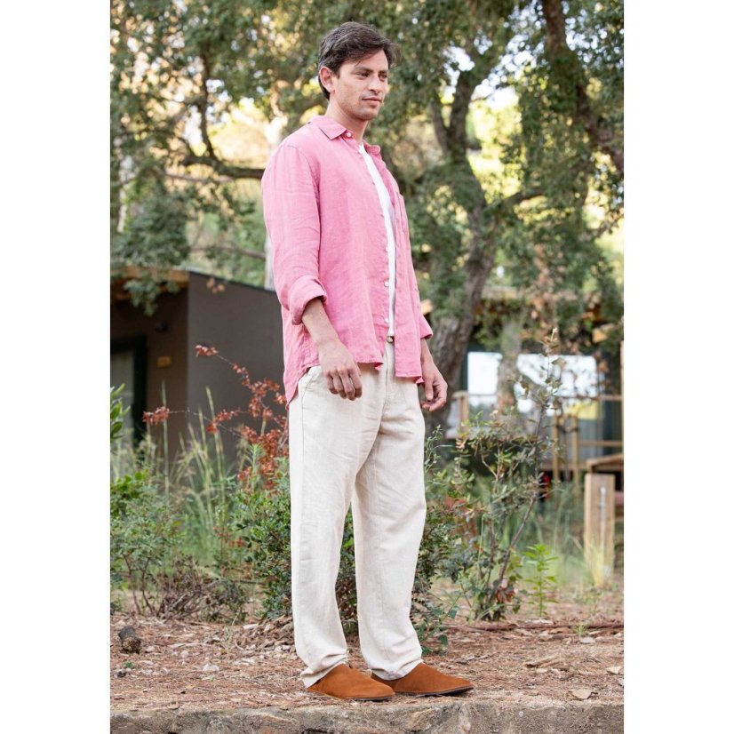 Barefoot mokasíny#N5673L NOBUCK LAVADO DENIM/ BARE