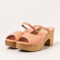 Designové dámské pantofle#S3273 NAPPA PEACH PINK/ ST.LAURENT SANDAL