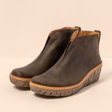 Kotníčkové boty na klínku#N5168 ARIZONA KAKI / MYTH YGGDRASIL