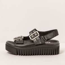 Dámské sandály na platformě BRIGHTON#1579 NAPPA BLACK/BRIGHTON Dámské sandály na platformě BRIGHTON#1579 NAPPA BLACK/BRIGHTON