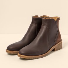 Kotníčkové boty se zipem#N5946 MULTI LEATHER BROWN / IRATI