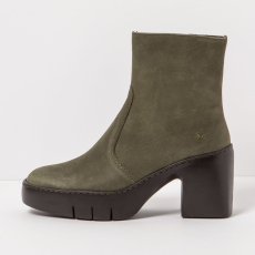 Kotníčkové boty s podpadkem#1656 NOBUCK KAKI/SOFIA