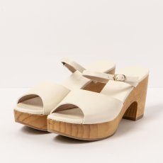 Designové dámské pantofle#S3273 NAPPA CREAM/ ST.LAURENT SANDAL