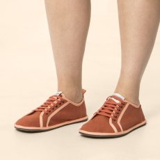 Veganské barefootové tenisky#N5674T RECYCLED COTTON BURNT/ BARE Veganské barefootové tenisky#N5674T RECYCLED COTTON BURNT/ BARE